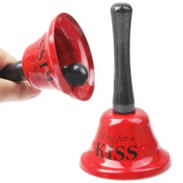 Kiss ( csók) csengő -  piros
