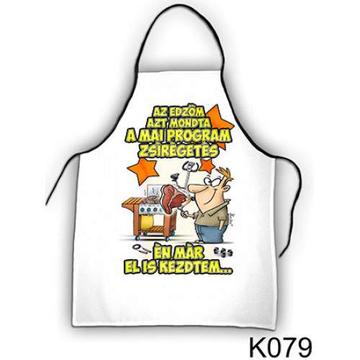 Kötény Az edzőm azt mondta...