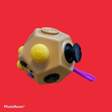 Fidget Cube (sárga)