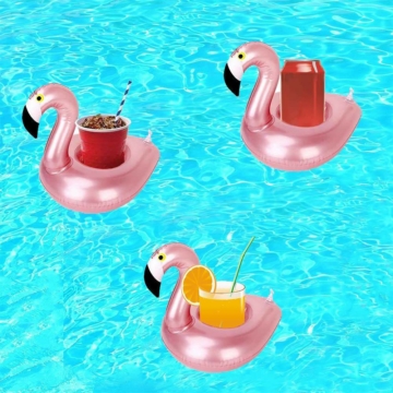 Flamingó ital tartó úszógumi
