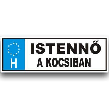 Rendszámtábla Istennő...