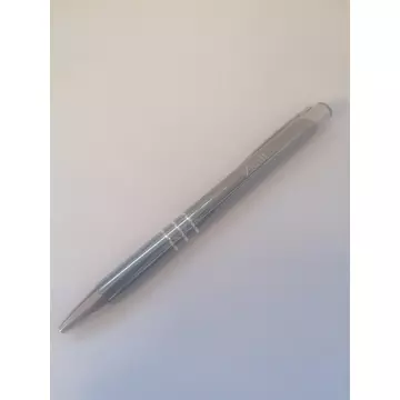 Neves feliratos gravírozott szürke  fém toll - Zsolt
