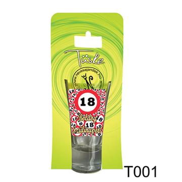 Tüske Pálinkás pohár 18.