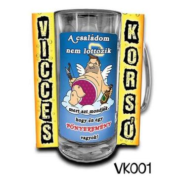 Vicces korsó A családom nem lottózik...