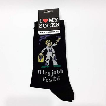 Tréfás zokni A legjobb Festő 41-45