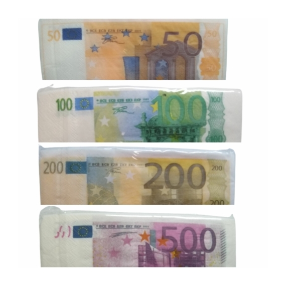 Euros  szalvéta - 50-es