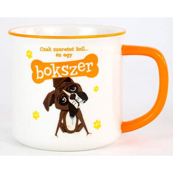 Kutyás bögre Bokszer