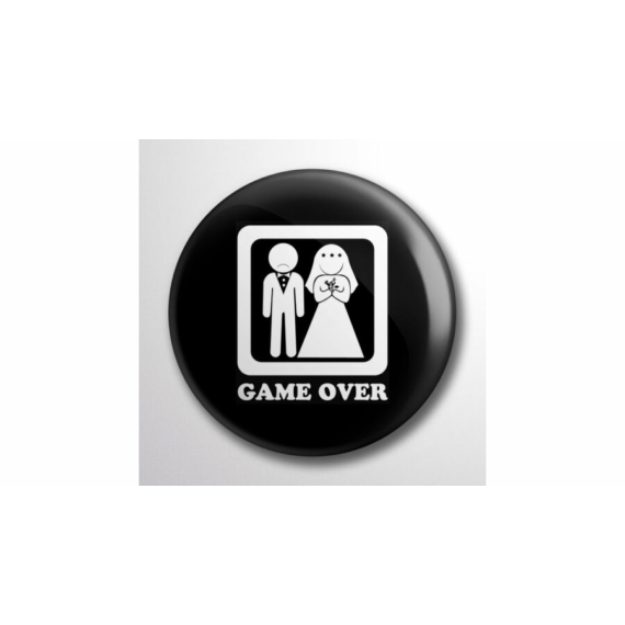  Legénybúcsú - Game Over kitüző - fekete