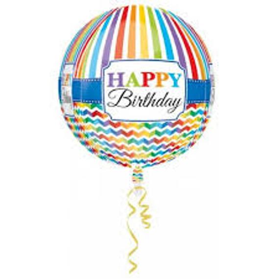 Fólia nagy lufi -  Happy Birthday! - gömb