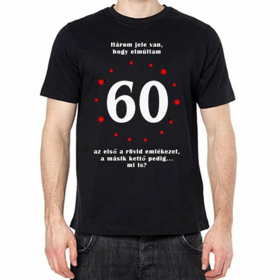 Tréfás póló 60 éves