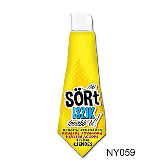 Nyakkendő Aki sört iszik...