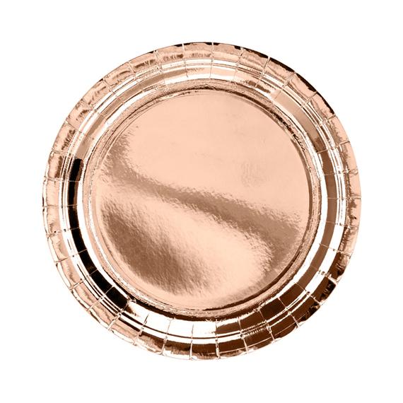 Rose Gold - Tányér 6db / csomag