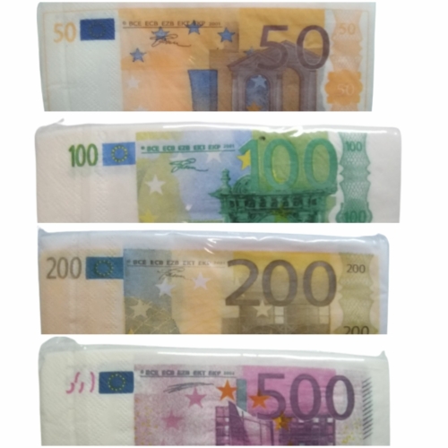 Euros  szalvéta - 100-as