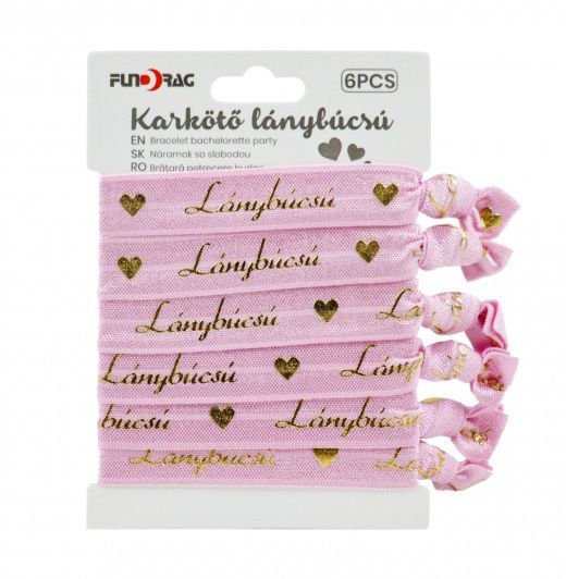 Lánybúcsús karszalag - rózsaszín