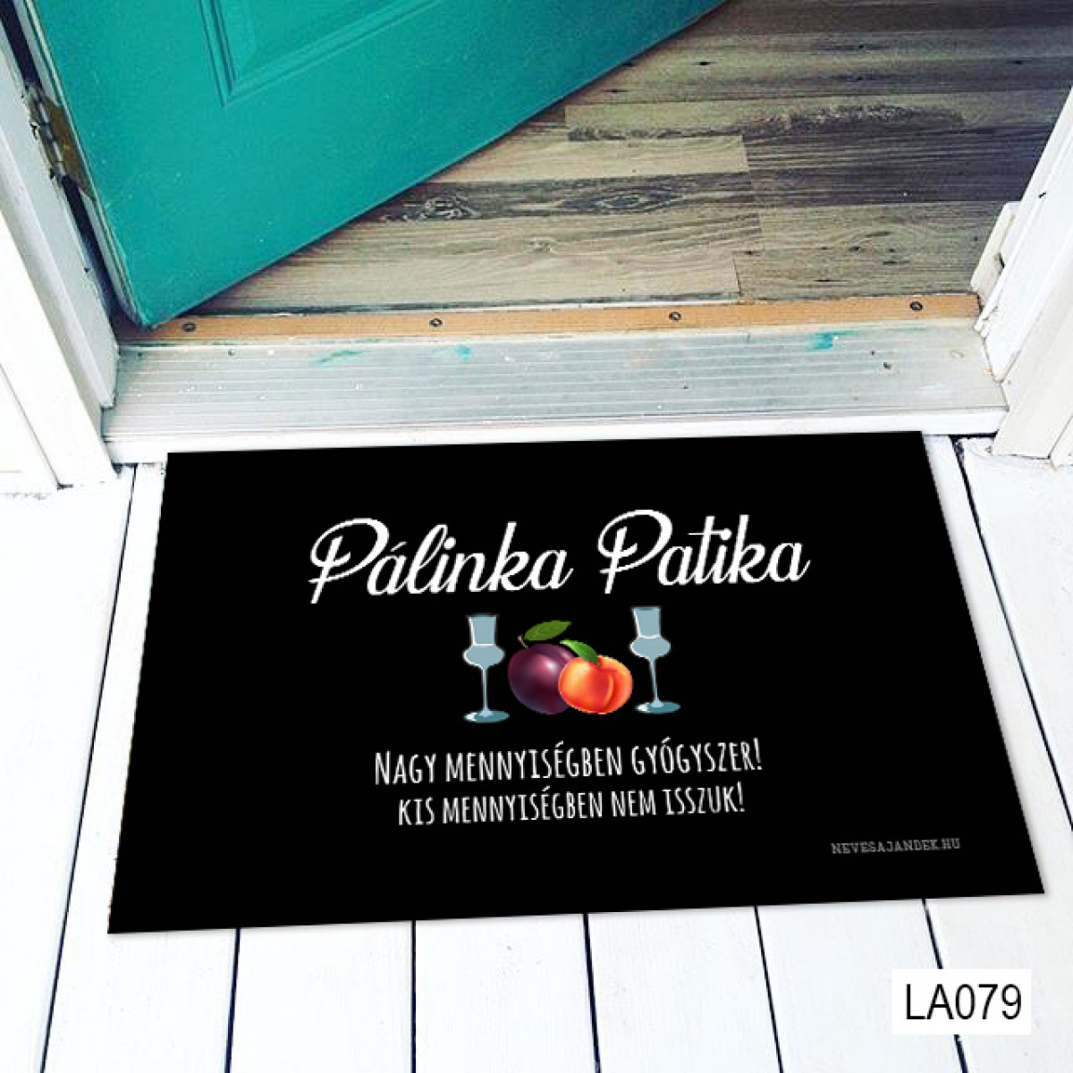 Tréfás , vicces lábtörlő - Pálinka Patika