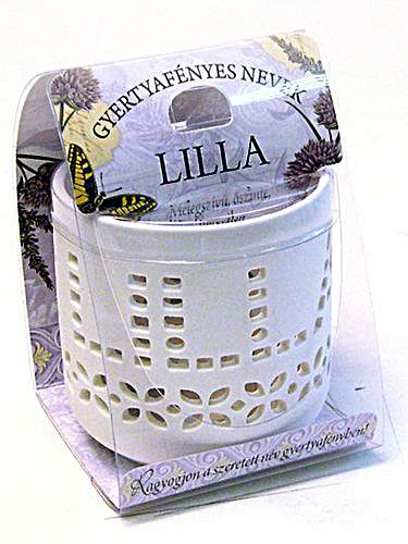 Névre szóló mécses - Lilla