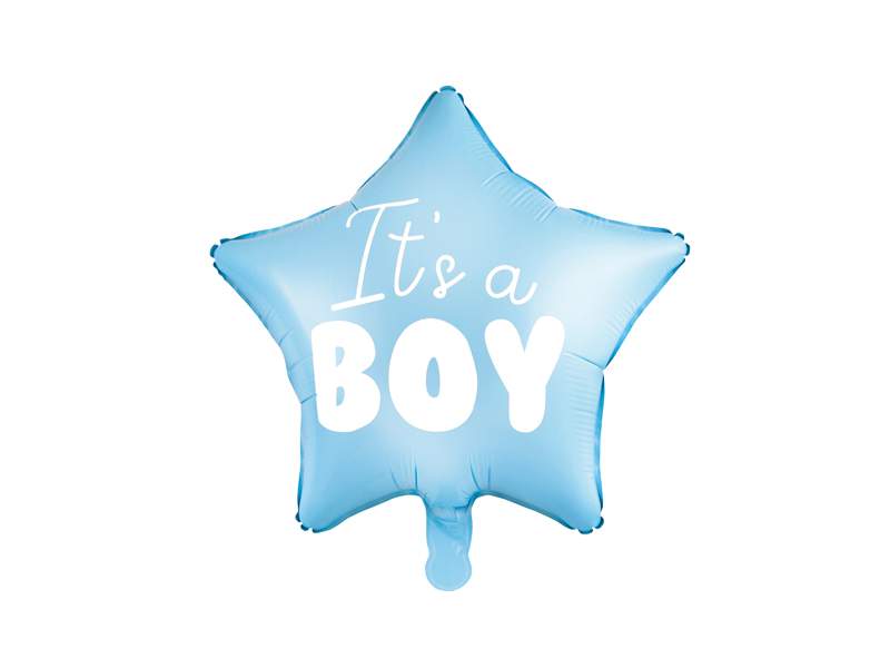 It´s a boy csillag alakú fólia lufi