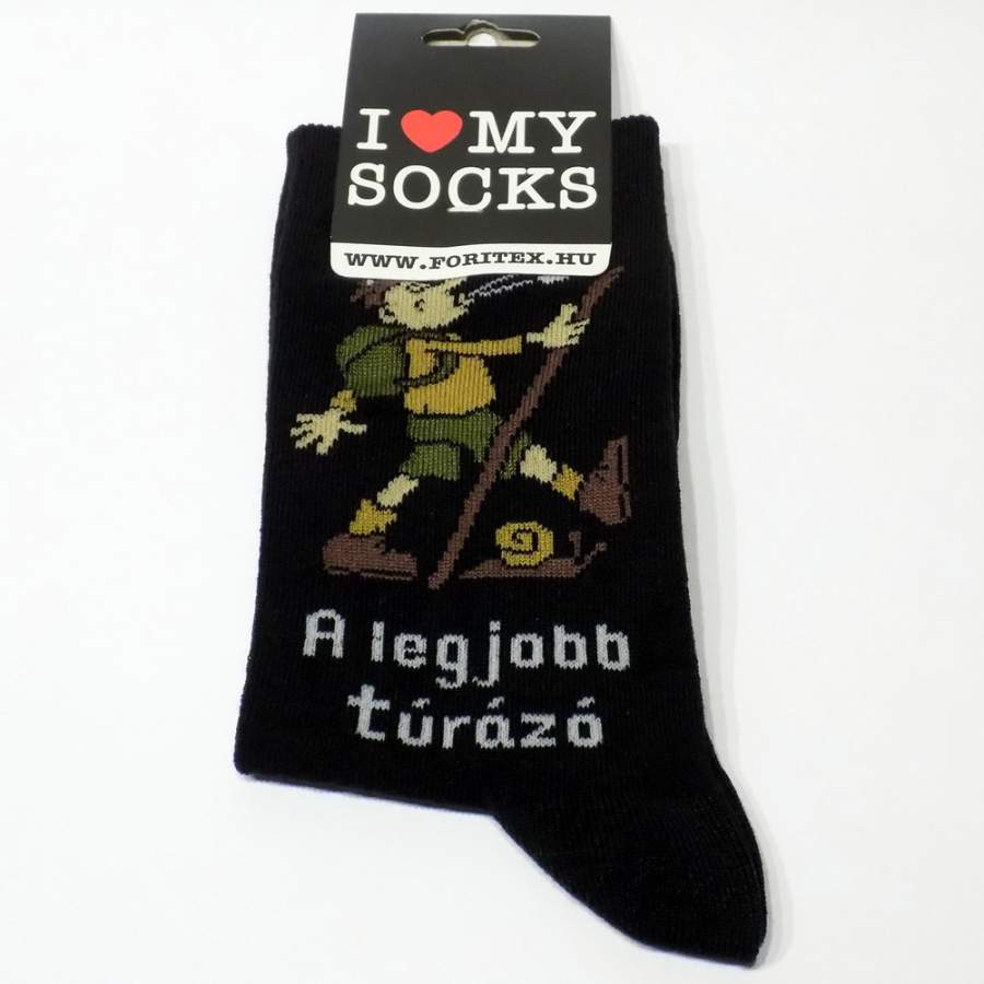 Tréfás zokni A legjobb Túrázó 41-45